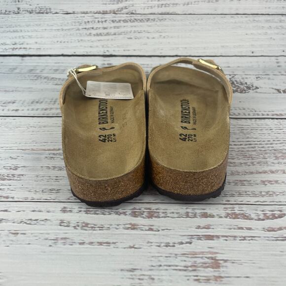 Birkenstock Madrid BS Men 11 Narrow Slide Sandals Gold main image 10